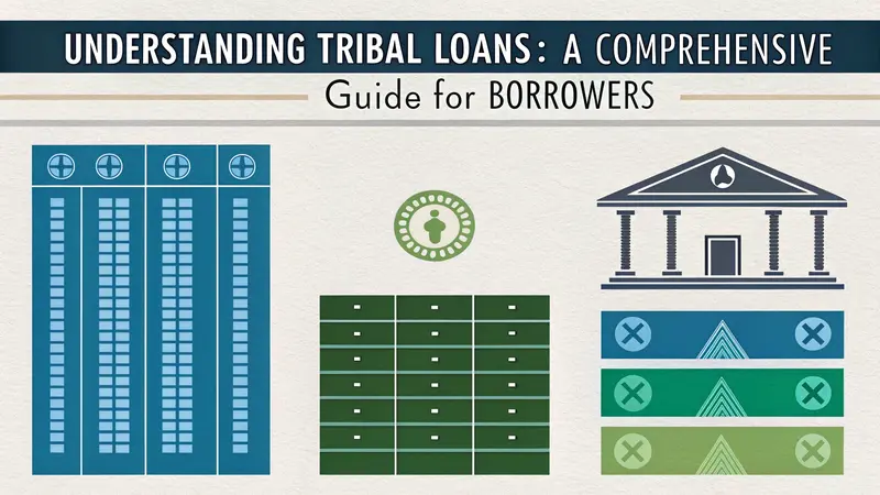 An infographic representing Understanding Tribal Loans: A Comprehensive Guide for Borrowers